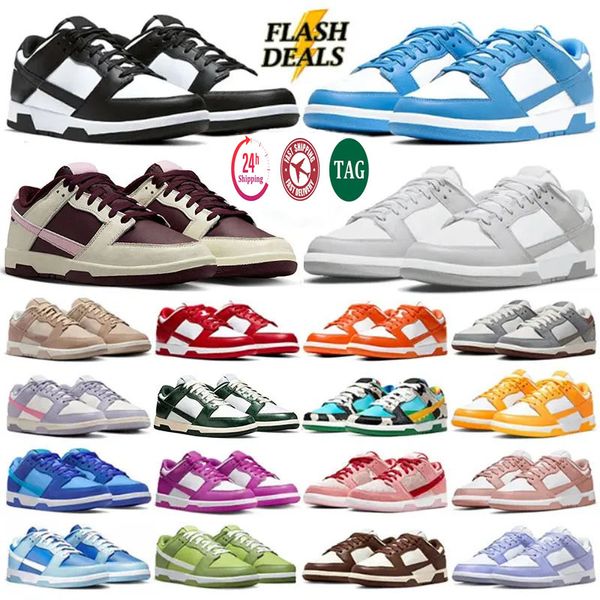 Designer Shoes Men Women Casual Running Shoes Flat Sneakers Panda Triple White Black Orange Pink University Blue Red Green Red Hiking Outdoor Mens Sports Trainers - Shoes & Accessories - yakudashop