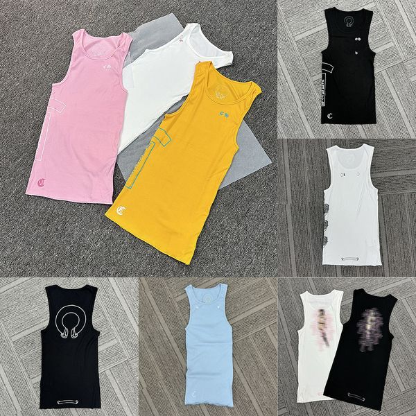 Designer Womens Tank Top Letter Pattern Print Cotton Vest Luxury Summer Casual Slim Sleeveless Vest Top for Women - Apparel - yakudashop