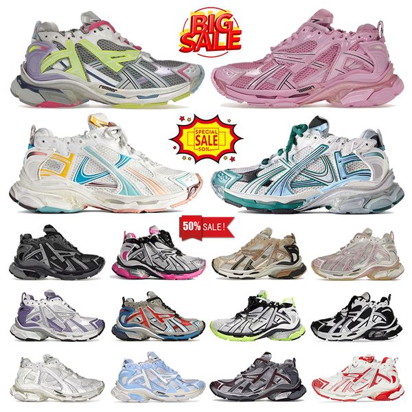 designer shoes runner sneakers Track Casual 7.0 7.5 For Men Women Luxury Sneaker Hiking Shoes Dark Grey Black Silver Pink White Red Platform Paris Shoe Size 35-46 - Shoes & Accessories - yakudashop